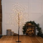 Noma 1.5m Antique White Wispy Black Tree