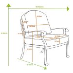 Hartman Amalfi 2 Seat Casual Lounge Set with FREE cover