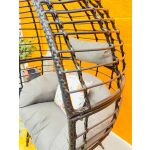 Evora Black Standing Egg Chair