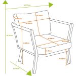 Hartman Dubai Round 4 Seat Dining Set