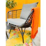Evora Black Bistro Set