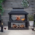 La Hacienda Stonehurst Outdoor Fireplace