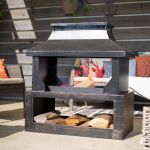 La Hacienda Stonehurst Outdoor Fireplace