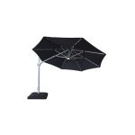 Hartman Caribbean Round 3.5m LED Cantilever Parasol & Base