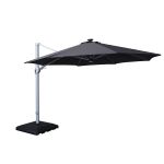 Hartman Caribbean Round 3.5m LED Cantilever Parasol & Base