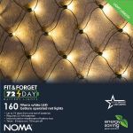 Noma Fit & Forget Warm White Net Lights