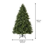 Everlands Freiburg Pine 8ft Christmas Tree