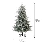 Everlands Frosted Vermont Spruce Tree 5ft