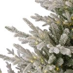 Everlands Norway Spruce Snowy Pre-Lit 7ft Christmas Tree