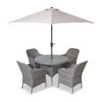 LG Outdoor Monte Carlo Sand 4 Seat Dining Set