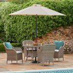 LG Outdoor Monte Carlo Sand 4 Seat Dining Set