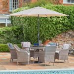 LG Outdoor Monte Carlo Sand 6 Seat Dining Set