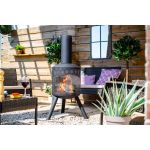 La Hacienda Santana Perforated Fireplace