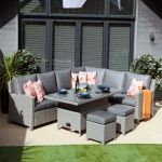 Supremo Amalfi Corner Modular with Adjustable Table