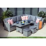 Supremo Amalfi Corner Modular with Adjustable Table