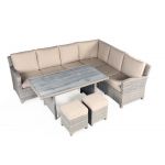 Athena Corner Modular Dining Set