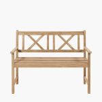 Cambridge Light Teak 2 Seat Bench