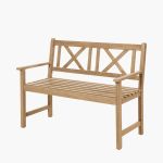 Cambridge Light Teak 2 Seat Bench