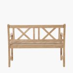 Cambridge Light Teak 2 Seat Bench