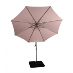 Supremo 3m Free Arm Parasol - Grey