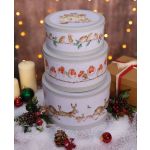 Wrendale Christmas Cake Tin Nest