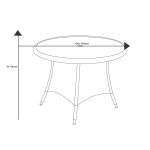 Hartman Eton 4 Seat Dining Set