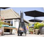 La Hacienda Medium Colorado Mesh Steel Chimenea