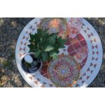 Siena Red Mosaic Bistro Set