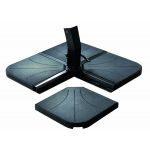 Supremo Black 100kg Concrete Free Arm Parasol Base