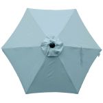 Supremo Riviera 3m Parasol - Duck Egg Blue 