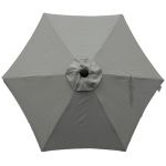 Supremo Riviera 2.5m Parasol - Grey 