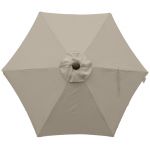 Supremo Riviera 2.5m Parasol - Taupe