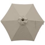 Supremo 3m Free Arm Parasol - Taupe