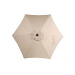 Supremo Riviera 2.5m Parasol - Taupe