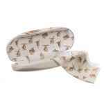 Wrendale 'Hare-Brained' Glasses Case