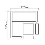 Supremo Rydal Mini Modular Set Floorplan