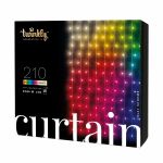 Twinkly 210 RGB+W LED curtain lights