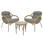 Castel 3 Piece Bistro Set