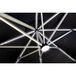 Hartman Caribbean Round 3.5m LED Cantilever Parasol & Base