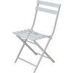 White Metal Bistro Set