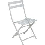 White Metal Bistro Set