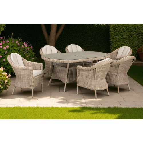 Rudston Oval 6 Seat Dining Set