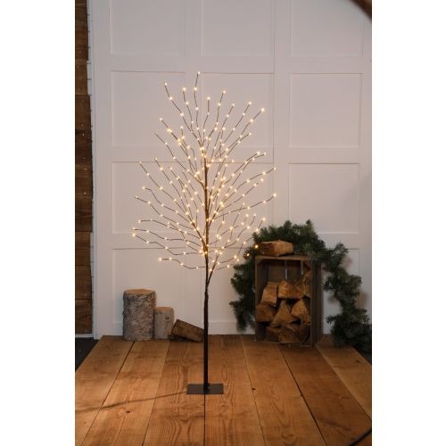 Noma 1.5m Antique White Wispy Black Tree