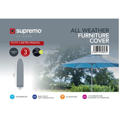 Supremo 3m Parasol Cover