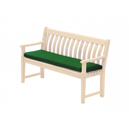 Alexander Rose Polyester 4ft Bench Cushion Green