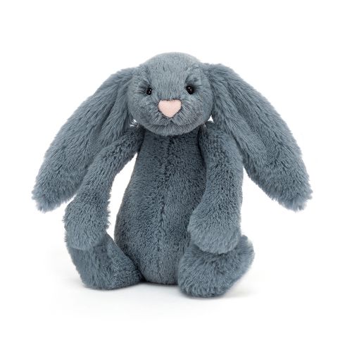 Jellycat Medium Bashful Dusky Blue Bunny