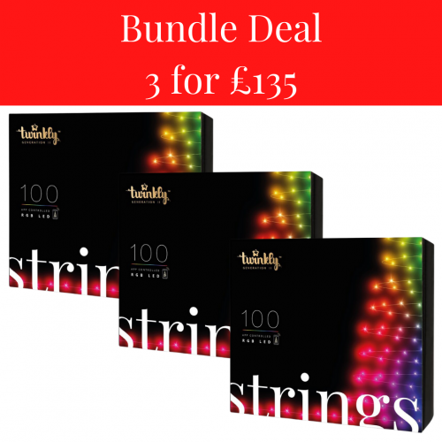 Twinkly Strings 100 LEDs Multicolor Bundle Deal