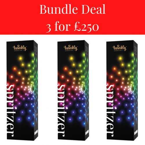 Twinkly Spritzer Multicolor 200 LEDs Bundle Deal