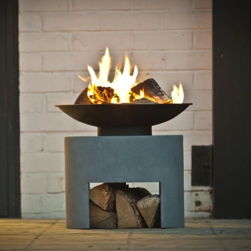 Firebowl & Oval Console Cement