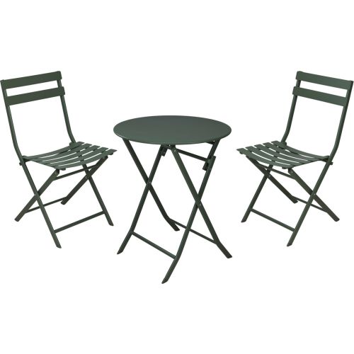 Green Metal Bistro Set